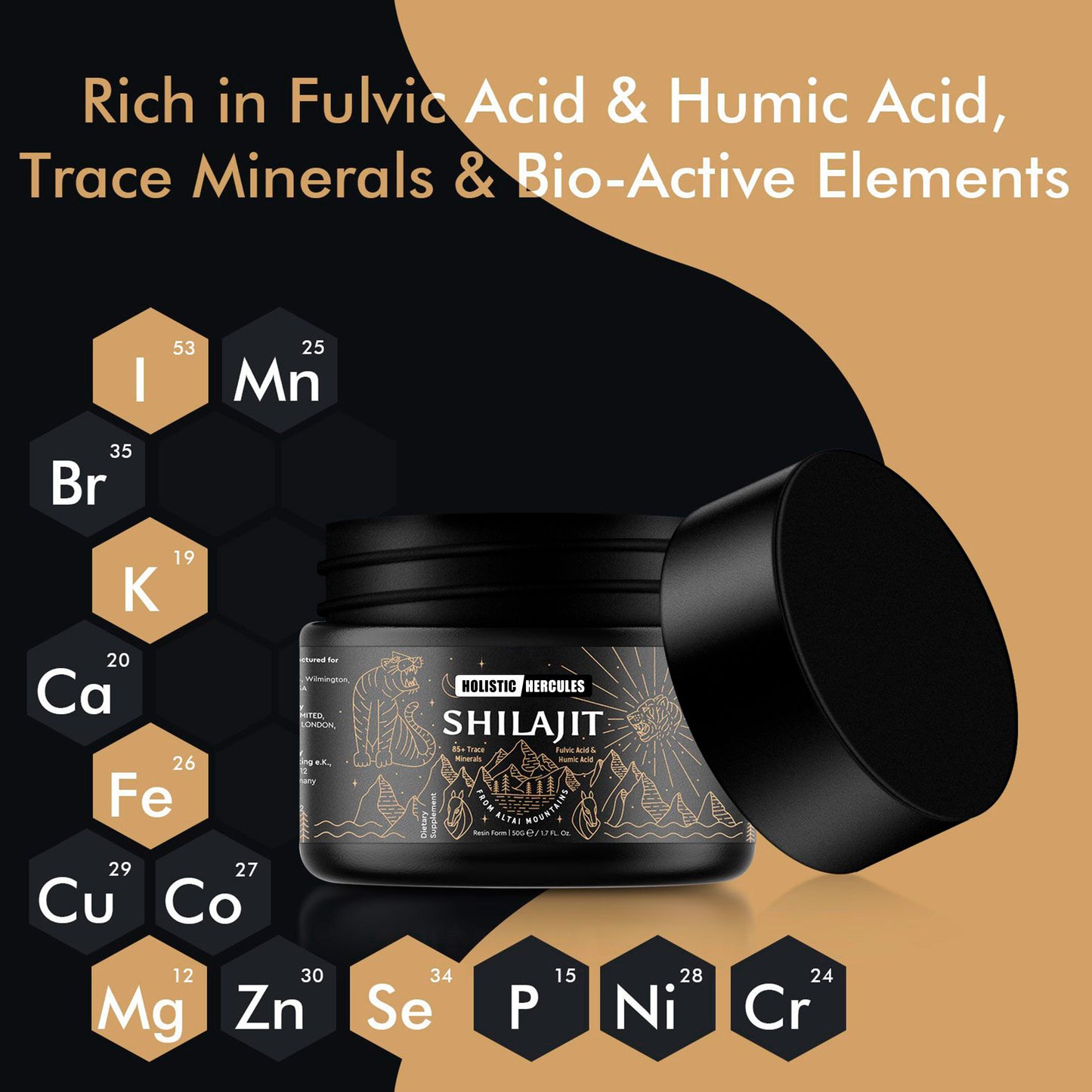 Hercules Pure Himalayan 500MG Shilajit Resin™