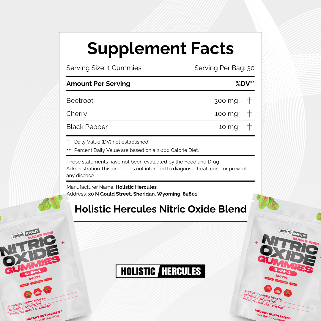 Hercules Nitric Oxide Gummies (Blood Flow Boosting)