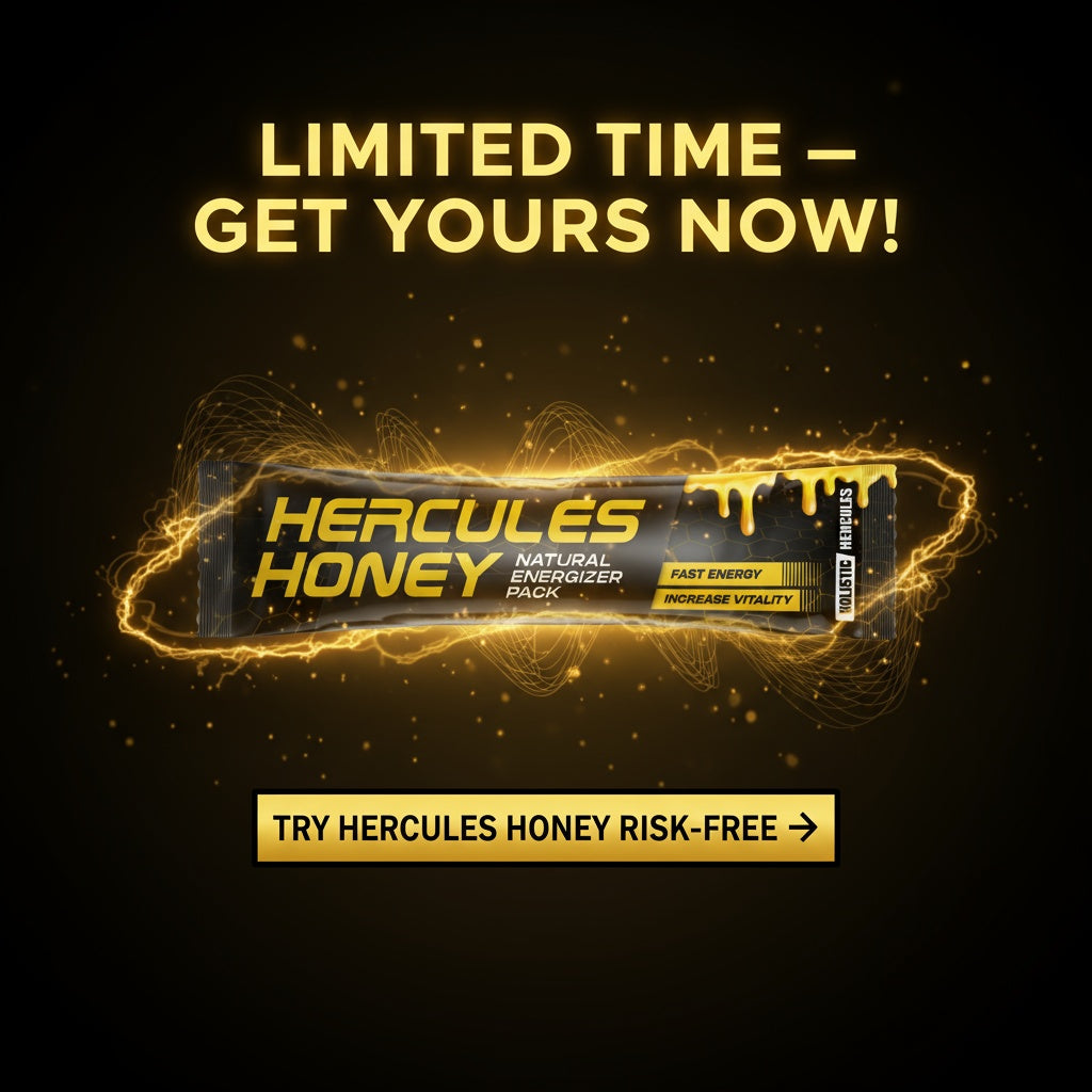 Hercules Natural Honey Sticks 6-in-1 Herbal Performance Blend (16 Count)